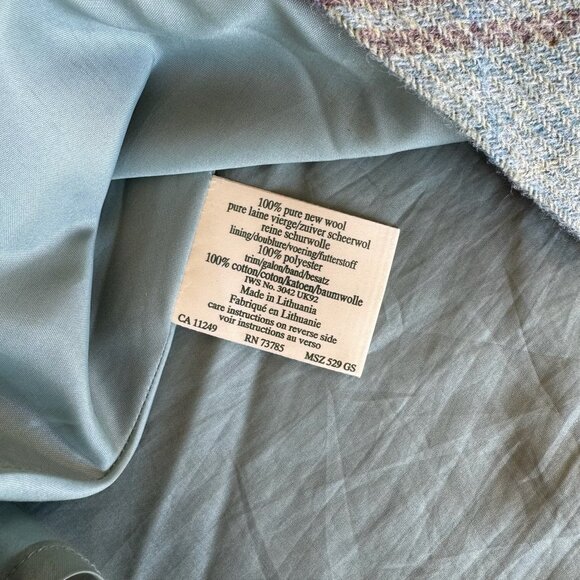 Vintage Laura Ashley Wool Plaid Skirt Size 2 - Picture 4 of 8